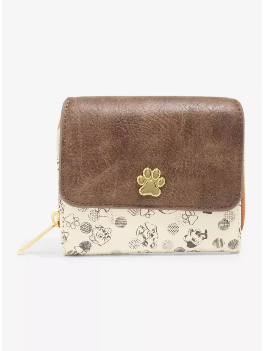 Loungefly Disney Pets Wallet Disney Dogs Cats & Paw Print Pattern New